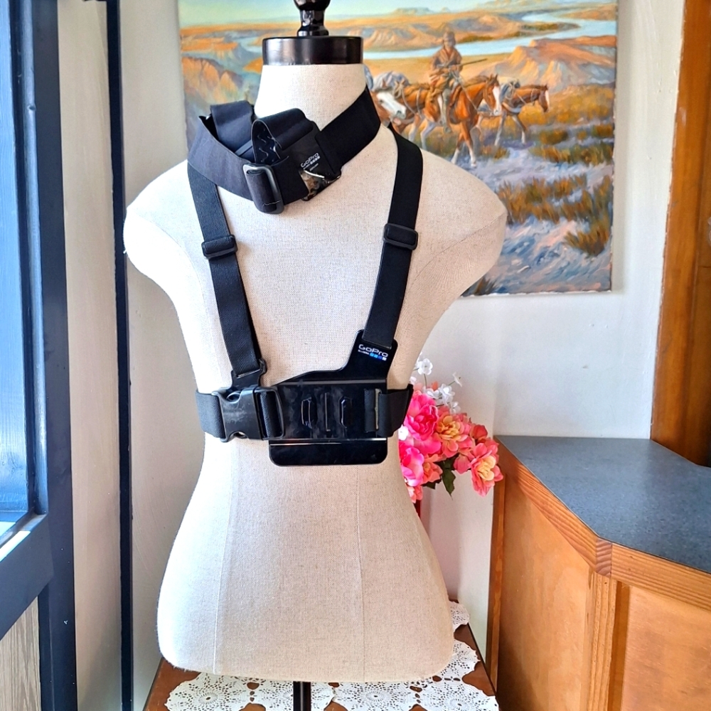 GoPro Black "Be a Hero"  Chest Mount Harness & Head Mount Harness